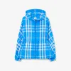 博百利/Burberry 格纹尼龙连帽外套 (活力蓝) 80661271