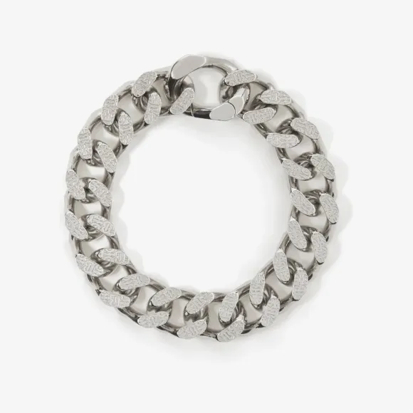 博百利/Burberry 专属标识图案镀钯链式手链 80667551