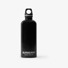 博百利/Burberry 徽标印花水瓶 (黑色) 80723361