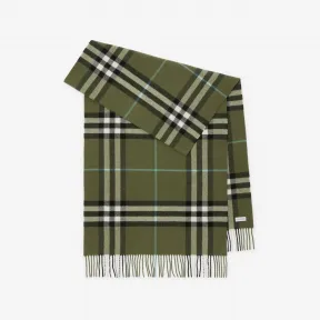 博百利/Burberry 格纹羊绒围巾 80734851