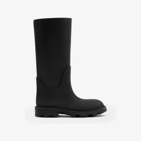 博百利/Burberry Marsh 橡胶高筒靴 (黑色) - 男士 80745961
