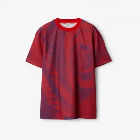 博百利/Burberry 玫瑰印花 T 恤衫 80772301