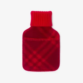 博百利/Burberry 格纹羊毛热水袋套 (树莓红) 80776351