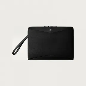 卡地亚/Cartier L1002636 - Cartier Losange系列公文包 黑色 小牛皮 -  黑色粒纹小牛皮 镀钯饰面和珐琅