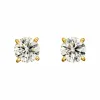 卡地亚/Cartier N8515070 - 1895耳钉 镶嵌2颗圆形明亮式切割钻石  18K黄金 - 黄金 钻石