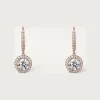 卡地亚/Cartier N8515128 - Cartier Destinée垂坠式耳环 镶嵌2颗圆形明亮式切割钻石 铺镶钻石 18K玫瑰金 - 玫瑰金 钻石