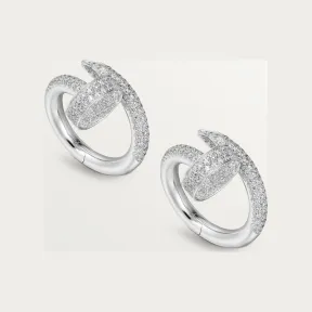 卡地亚/Cartier OG000177 - Juste un Clou袖扣 - 镀铑白金和钻石