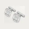 卡地亚/Cartier OG000231 - Santos de Cartier袖扣 - 纯银 镀钯饰面