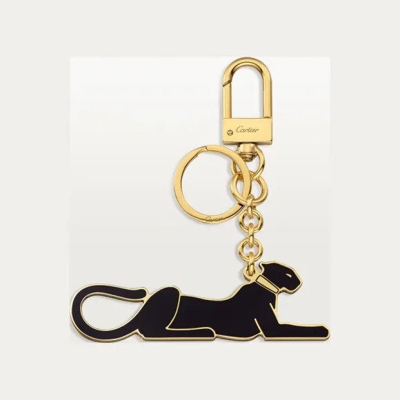 卡地亚/Cartier OG000674 - Diabolo de Cartier猎豹钥匙圈 - 清漆镀金饰面金属
