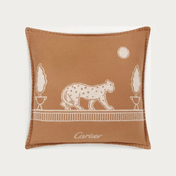 卡地亚/Cartier OG001170 - Panthère de Cartier靠枕 - 美利奴羊毛与羊绒