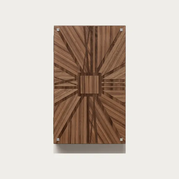 卡地亚/Cartier OG001175 - Santos de Cartier西洋双陆棋套装 - 胡桃木 清漆木 镀钯饰面 棕色PVD镀层