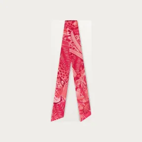 卡地亚/Cartier OS000222 - 猎豹丛林发饰 - 红色和珊瑚色斜纹