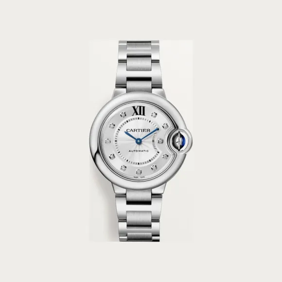 卡地亚/Cartier W4BB0021 - Ballon Bleu de Cartier卡地亚蓝气球腕表 33毫米 精钢 自动上链 - 33毫米 自动上链机械机芯 精钢 钻石