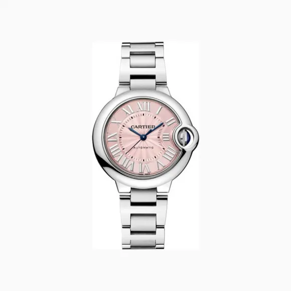 卡地亚/Cartier WSBB0046 Ballon Bleu de Cartier蓝气球腕表 33毫米 精钢 自动上链 女表【新款WSBB0068】