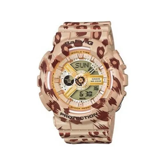 卡西欧/Casio BABY-G系列 43mm 石英机芯 女表 BA-110LP-9APRLT