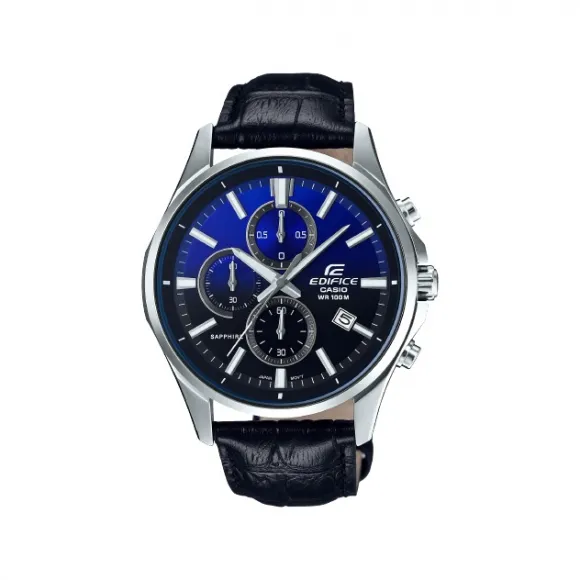 卡西欧/Casio EDIFICE 艾迪斐斯人造蓝宝石玻璃商务男表EFB-530