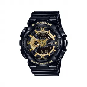 卡西欧/Casio G-SHOCK 时尚潮流双显黑金系列运动手表GA-110GBX-1APR