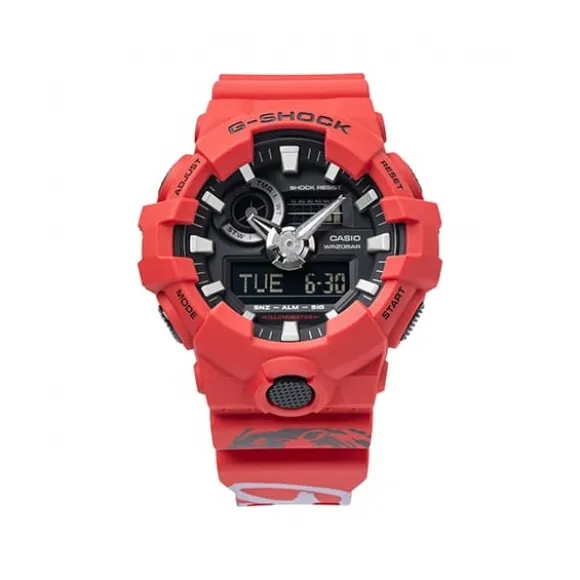 卡西欧/Casio G-SHOCK系列 57.5 × 53.4 MM 男表 GA-700-4APRG