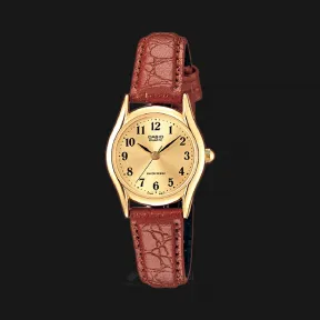 卡西欧/Casio Standard系列 石英机芯 22 MM 不锈钢 女表 LTP-1094Q-9BR