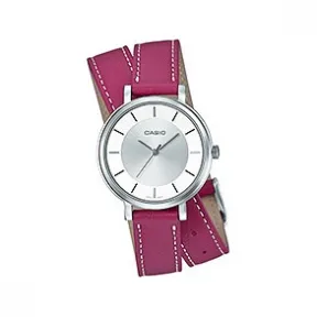 卡西欧/Casio  35×30×8MM 不锈钢 女表 LTP-E143DBL-4A1