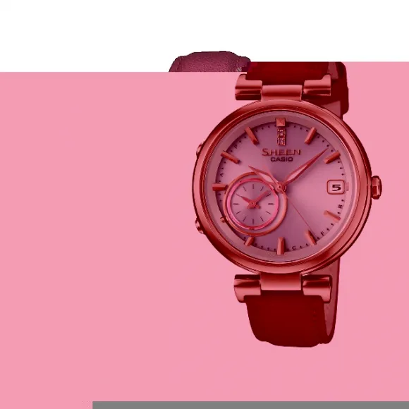 卡西欧/Casio Sheen 系列 太阳电能机芯 女表 SHB-100CGL-7A