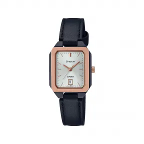 卡西欧/Casio SHEEN 系列 31.6 × 23.5 MM 精钢 女表 SHE-4555GBL-7AUPR