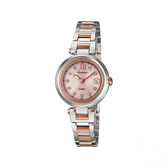 卡西欧/Casio Sheen 系列 太阳电能机芯 女表 SHW-1504SG-4A