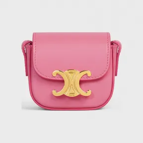 思琳/Celine 亮泽牛皮革饰带Airpods保护套 10L013DPV.25FO