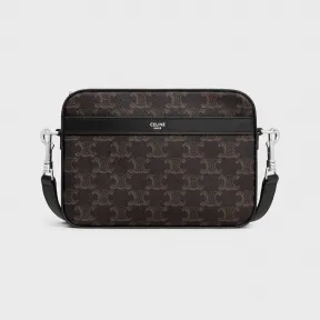 思琳/Celine 小号标志印花牛皮革邮差包 113942DNK.04LE