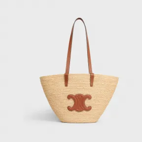 思琳/Celine 植物材料和牛皮革中号柔软经典提篮包 114342FF7.04LU