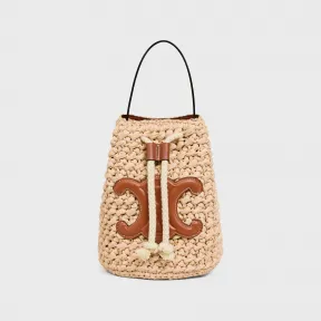 思琳/Celine 女士 TEEN植物材料和牛皮革抽绳包 196532EY8.02NT