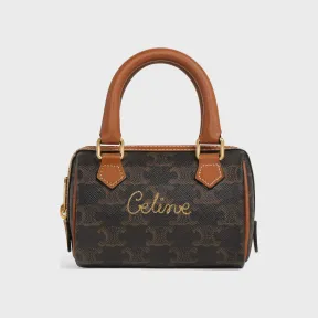 思琳/Celine 迷你手写体标志印花波士顿包 196892DHX.04LU