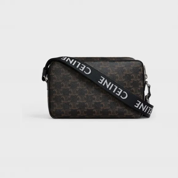 思琳/Celine 男士 中号标志印花邮差包 197202DND.38OS