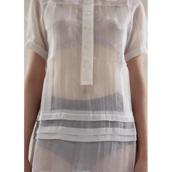 思琳/Celine  丁香紫壁纸印花蝉翼纱文胸 24O63075A.32LI