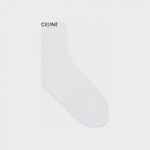 思琳/Celine CELINE棉质短袜 2A41O961M.01OW.L