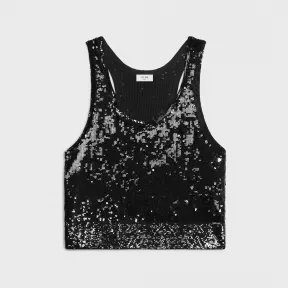 思琳/Celine 女士 刺绣桑蚕丝背心 2AE21106T.38NO.L