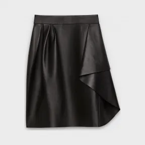 思琳/Celine 女士 直筒版型小羊皮半裙 2H058921D.38NO