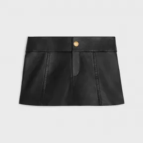 思琳/Celine 柔软羊皮革迷你裙 2H393050O.38NO