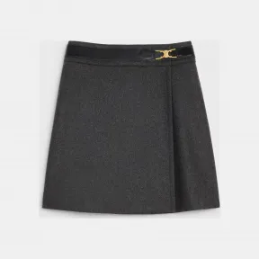 思琳/Celine 法兰绒裹身裙 2J334921C.10AN.34