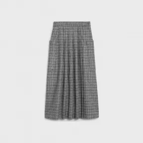 思琳/Celine 法兰绒中长裹身裙 2J356758O.38CE.34