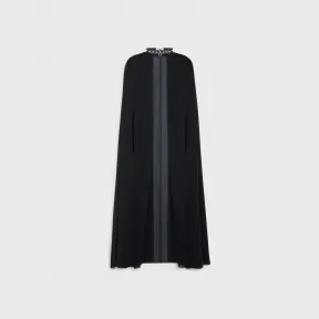 思琳/Celine 皮革项圈桑蚕丝乔其纱披肩 2M815856C.38NO.44