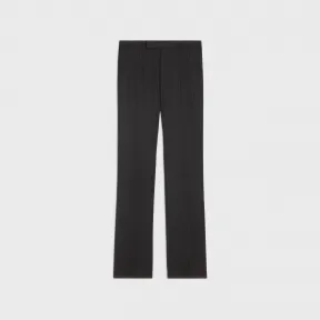 思琳/Celine 男士 条纹羊毛七分喇叭裤 2P401138Q.38NO.44