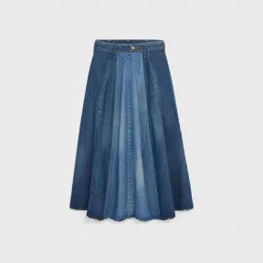 思琳/Celine UNION MULTI水洗牛仔布长裙 2S151695P.08UM.24