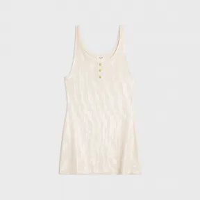 思琳/Celine 女士 罗纹桑蚕丝平纹针织刺绣迷你裙 2X26G322T.01OW.M