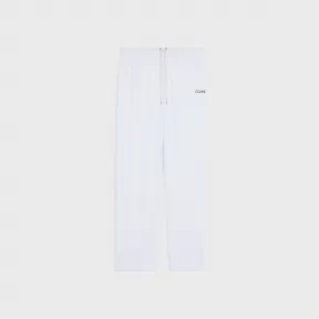 思琳/Celine 男士 平织布双面直身CELINE慢跑裤 - 纯白色 2Z198121O.01BC