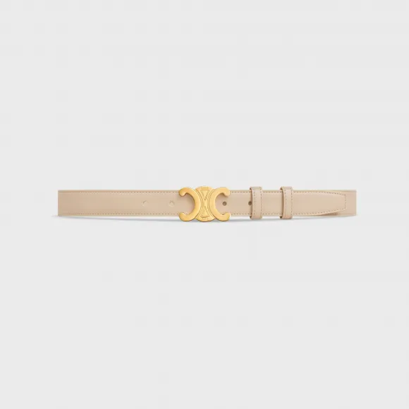 思琳/Celine TRIOMPHE中号TAURILLON皮革腰带 45AK93A01.03ND