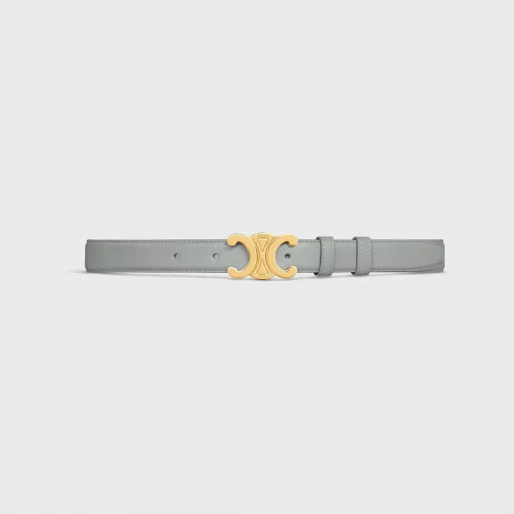 思琳/Celine TRIOMPHE中号Taurillon皮革腰带 45AK93A01.07PL