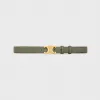 思琳/Celine TRIOMPHE中号Taurillon皮革腰带 45AK93A01.31SK