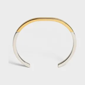 思琳/Celine 女士 Simple Forms金色和银色饰面金色黄铜手镯 46N806BRA.35GS