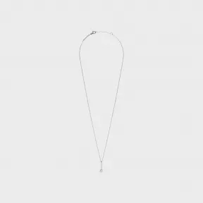 思琳/Celine 女士 CELINE Sentimental 白金白钻圆形项链 46P226GWD.37WW